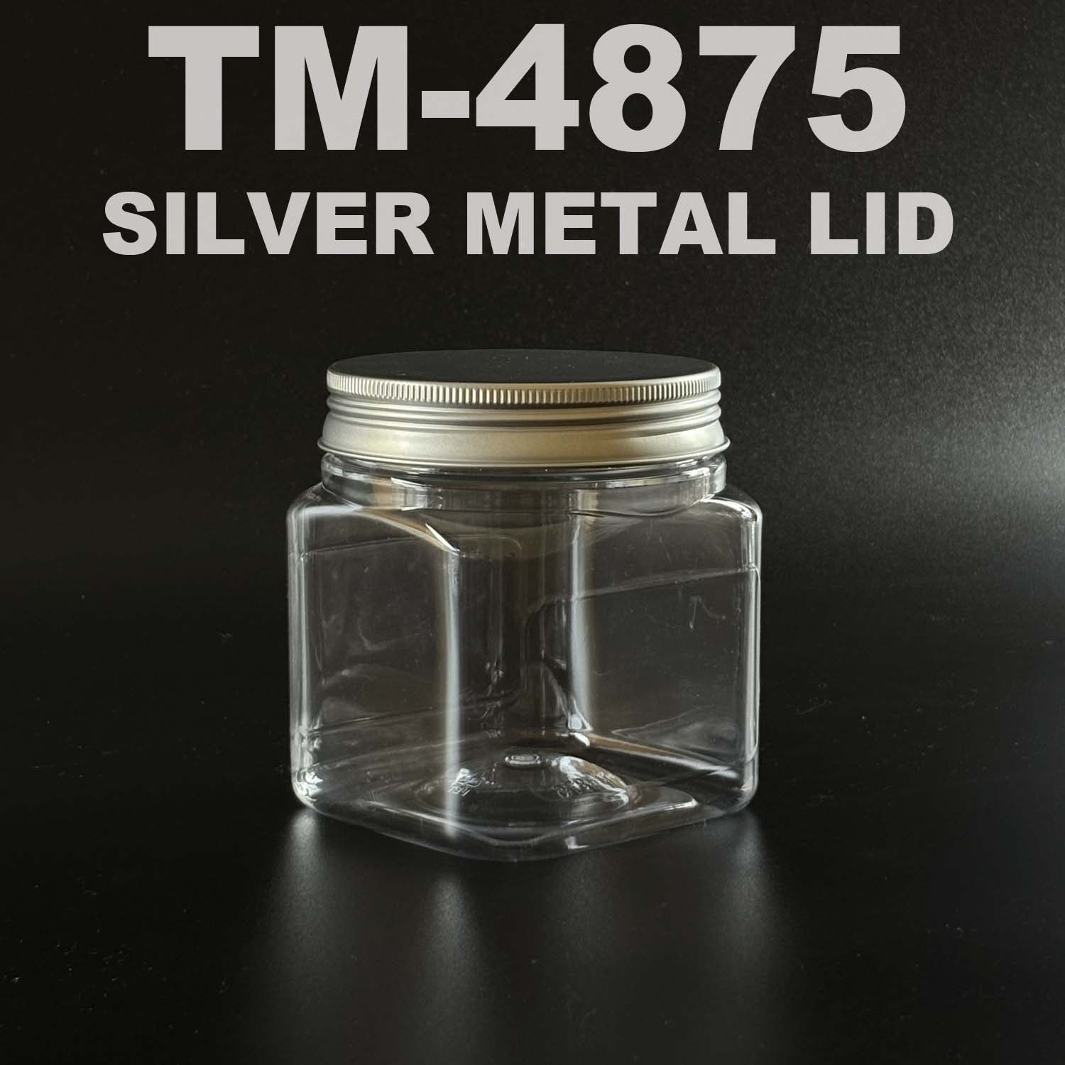 PET BOTTLE 750ml with silver metal lid