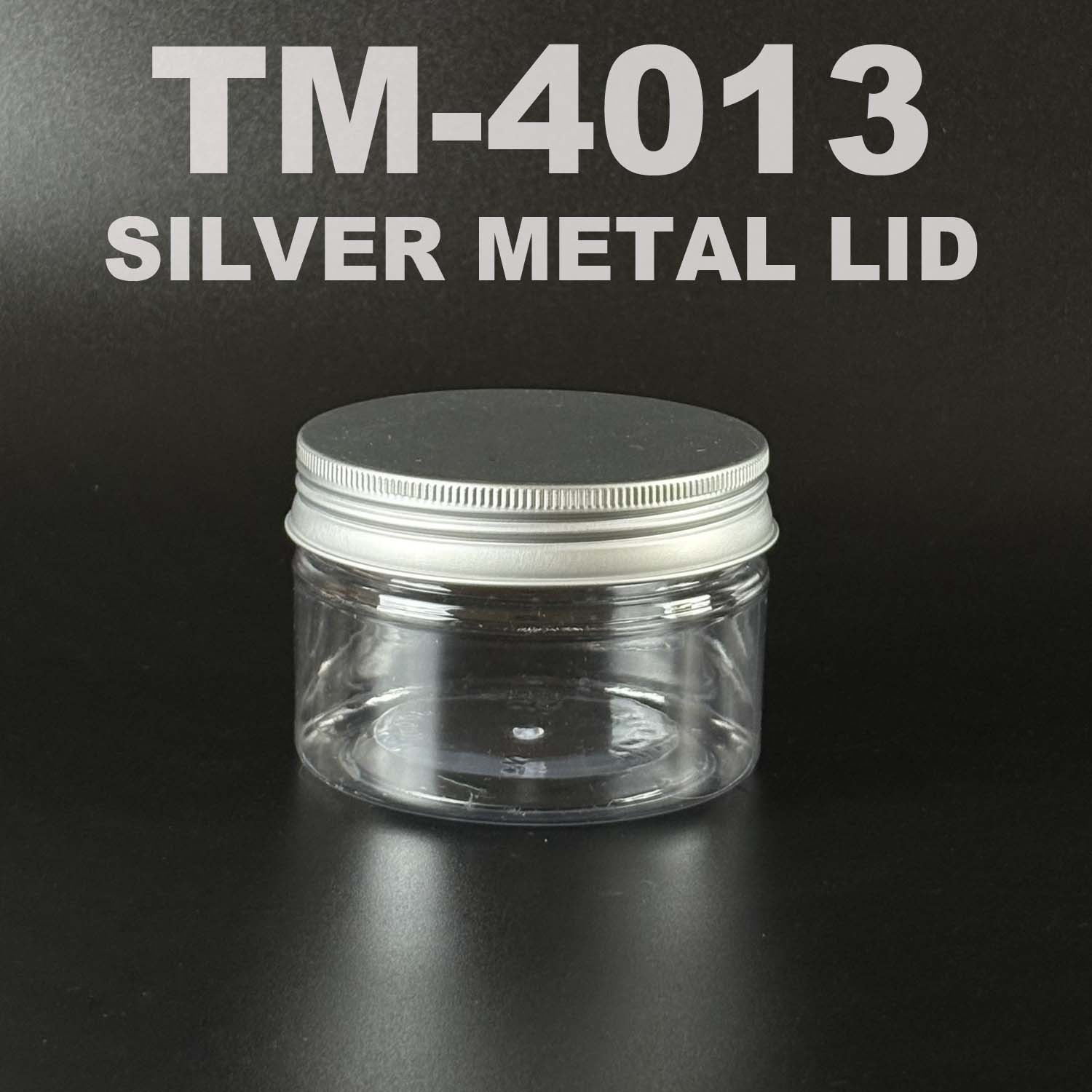 pet bottle 300 ml with SILVER METAL LID