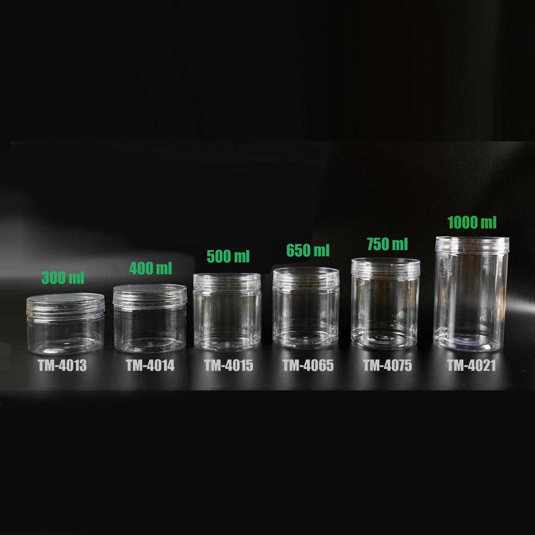 pet bottle with crystsal clear lid