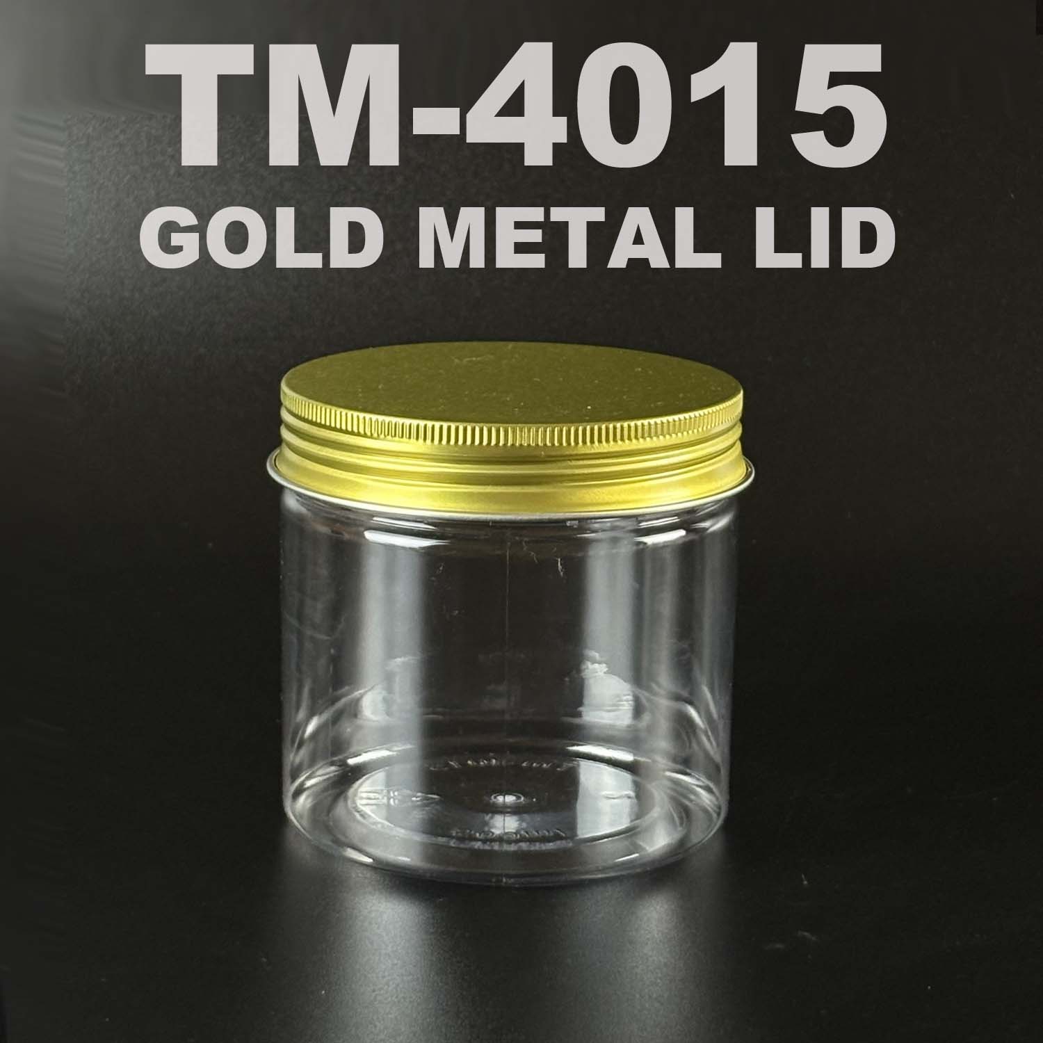 PET BOTTLE 500ml with GOLD cap lid