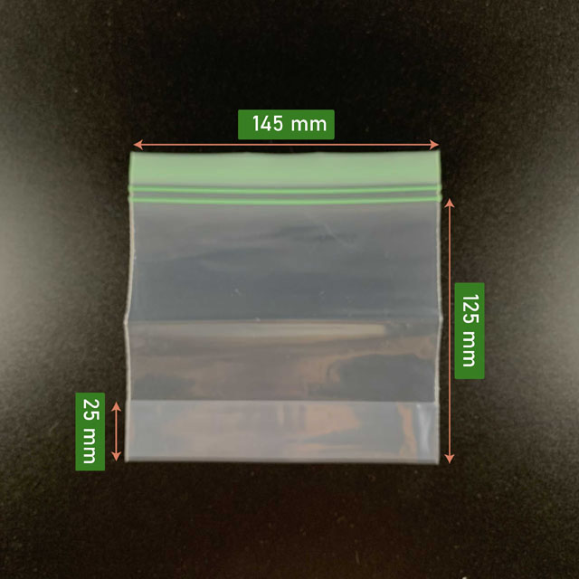 DOUBLE ZIP LOCK BAG