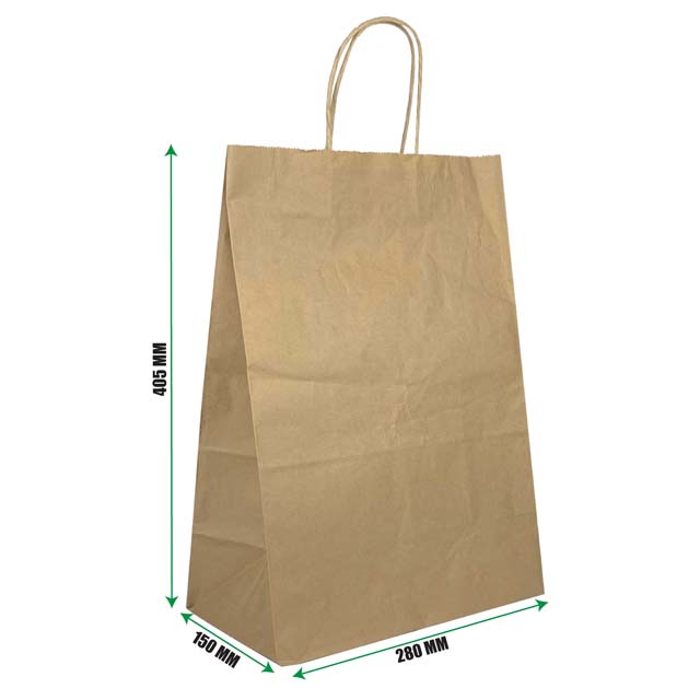 Paper Bag Grocery No.75 Kraft Brown