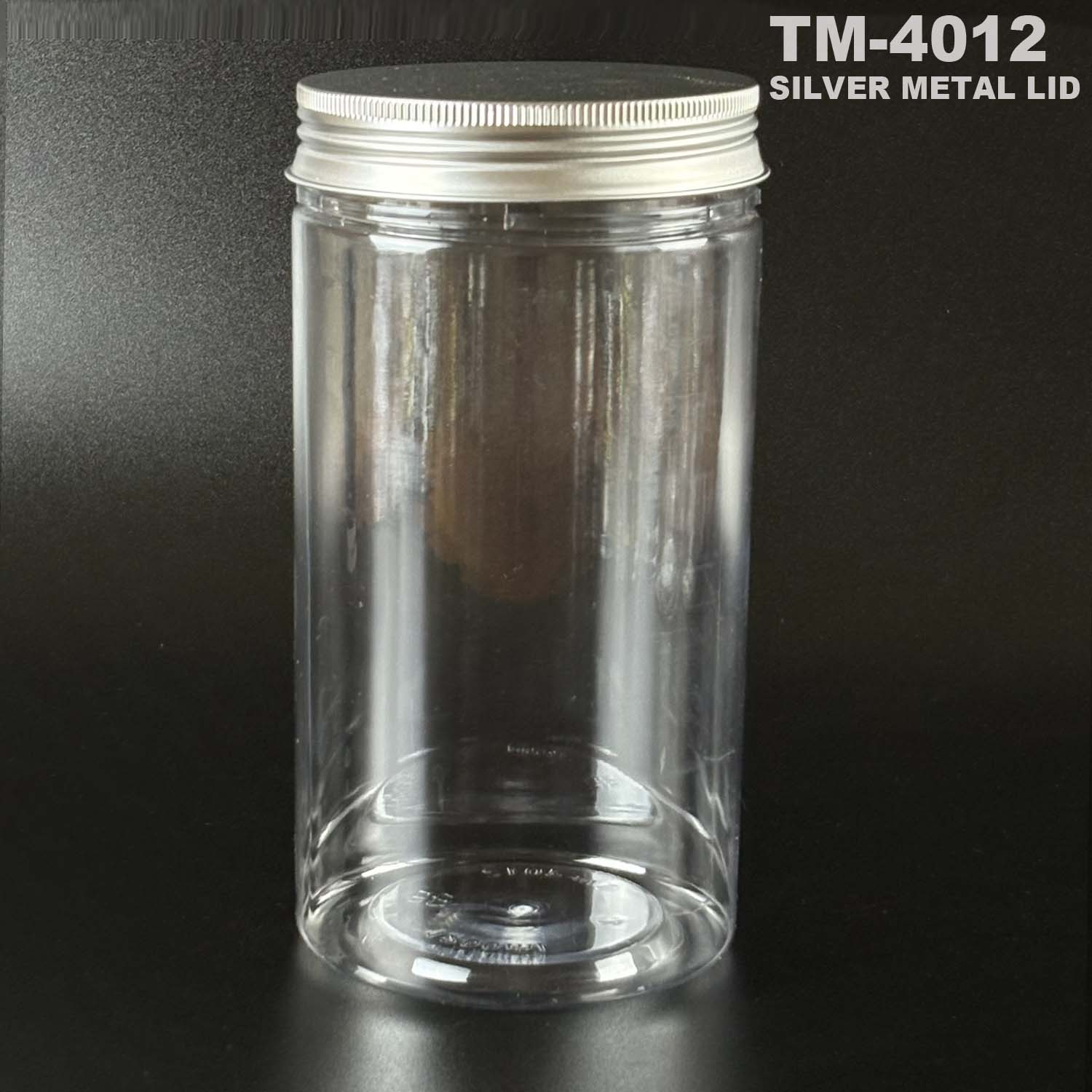 pet bottle 1200ml with silver metal lid