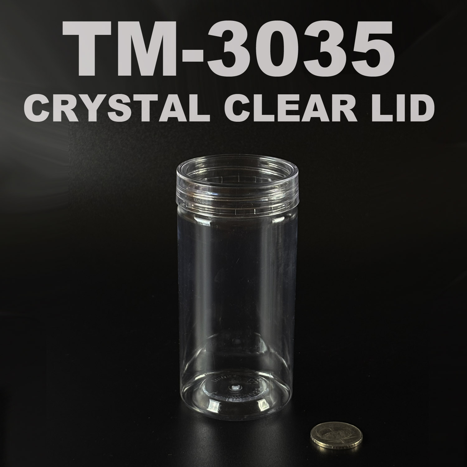 pet BOTTLE 300ml with crystal clear lid