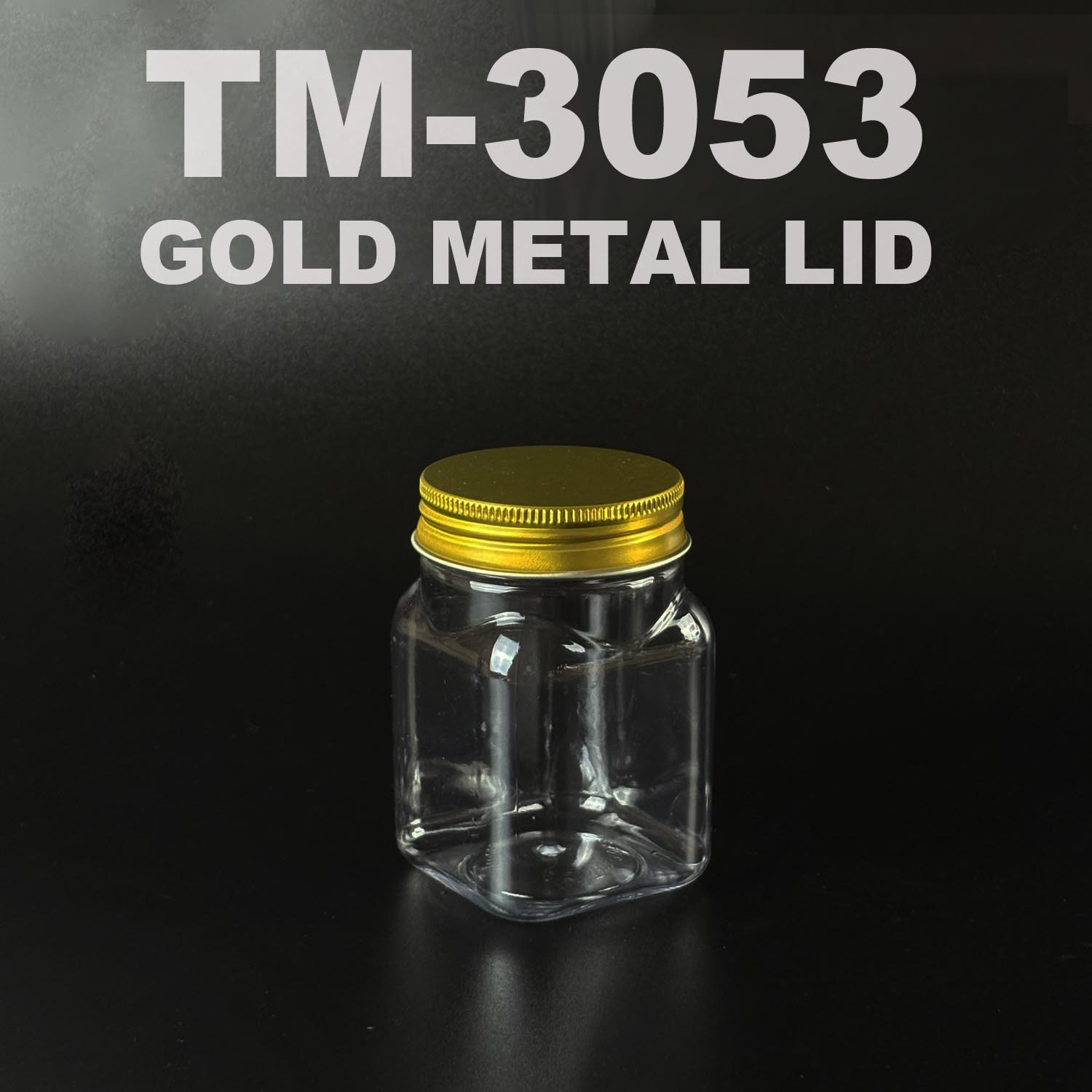 pet BOTTLE 300ml with gold metal lid