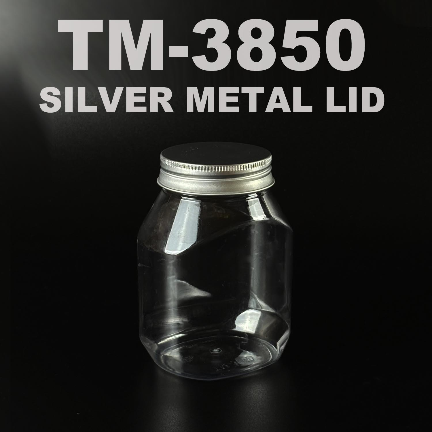 pet bottle 500ml with silver metal lid