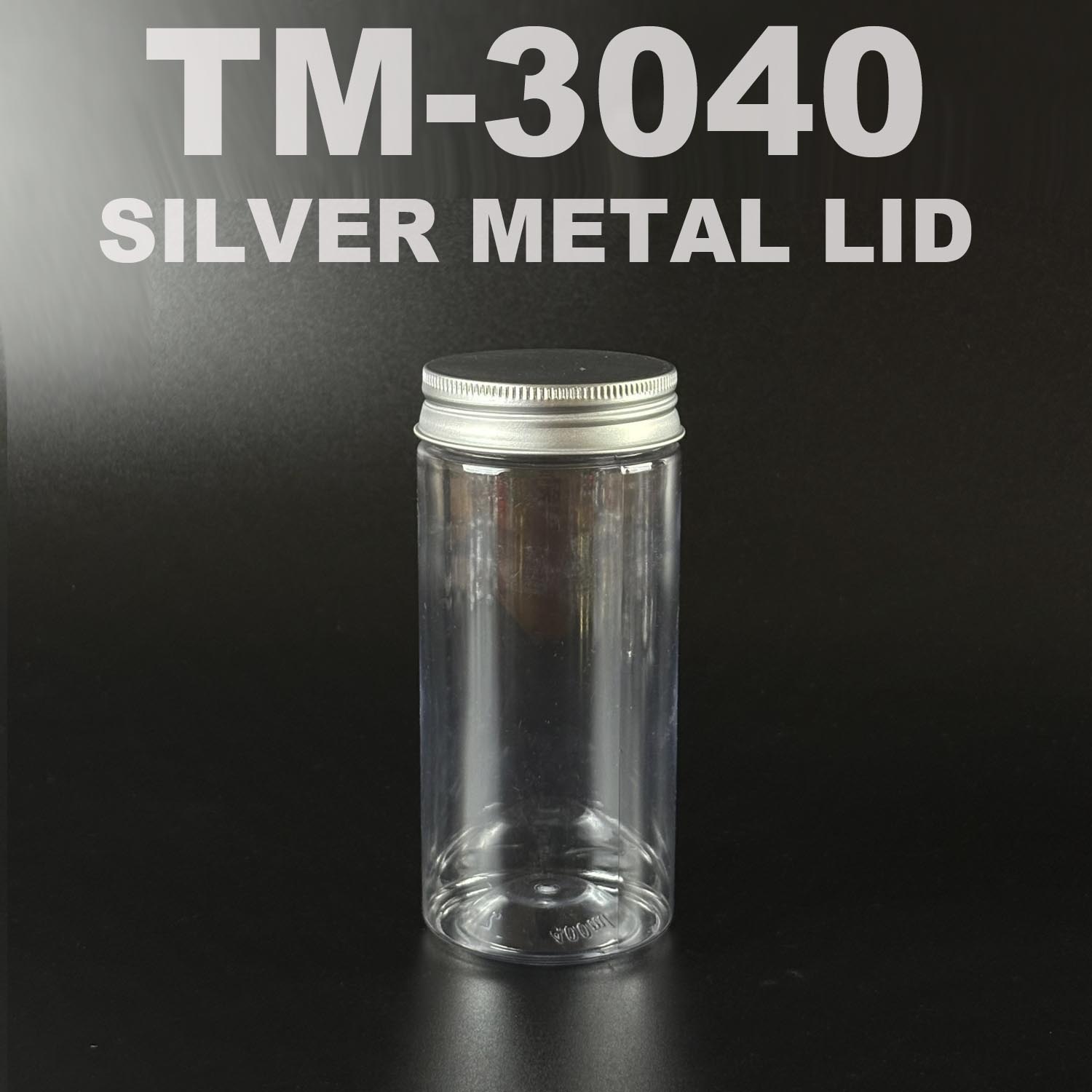 pet bottle 400ml with SILVER METAL lid
