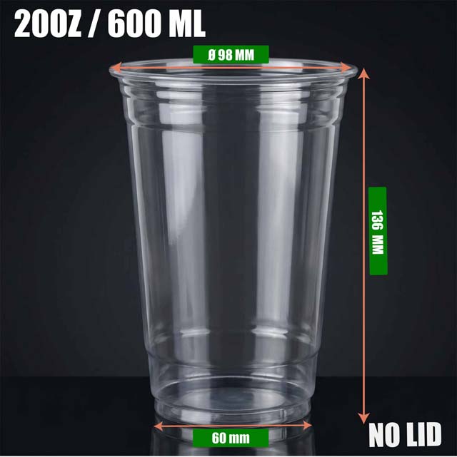 pet clear cup