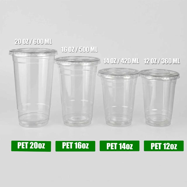 Go to PET Cup flat lid Details