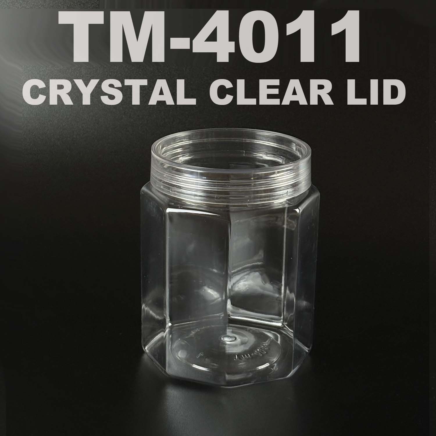 PET BOTTLE 1000ml with crystal clear lid
