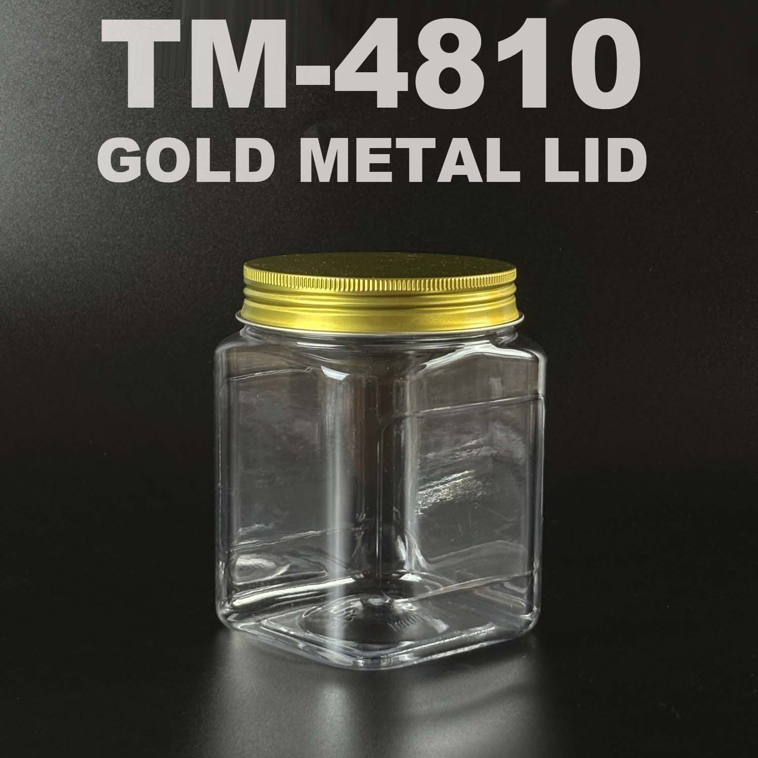 PET BOTTLE 1000ml with GOLD metal lid