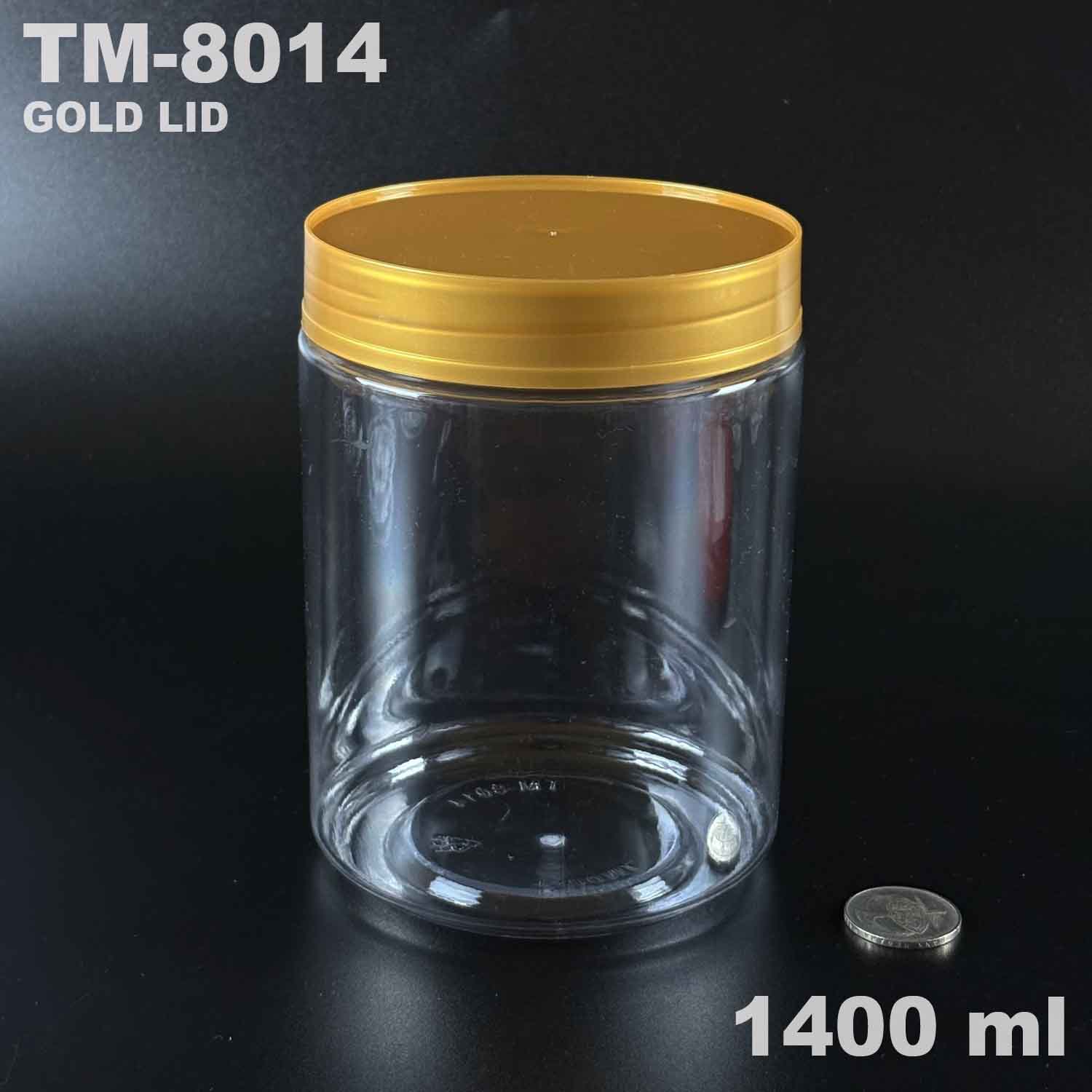 pet bottle 1400ml ml with gold lid