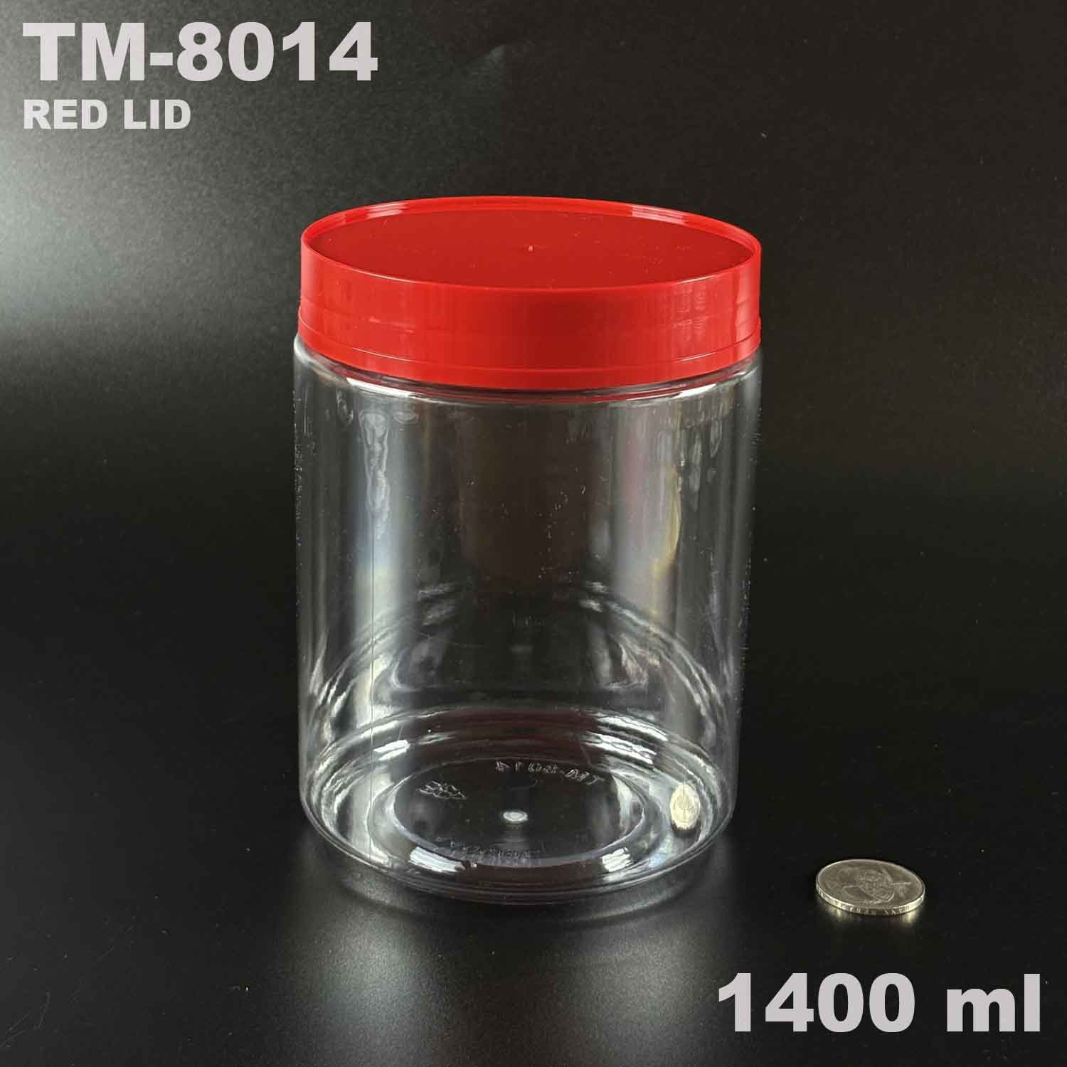 pet bottle 1400ml ml with red lid