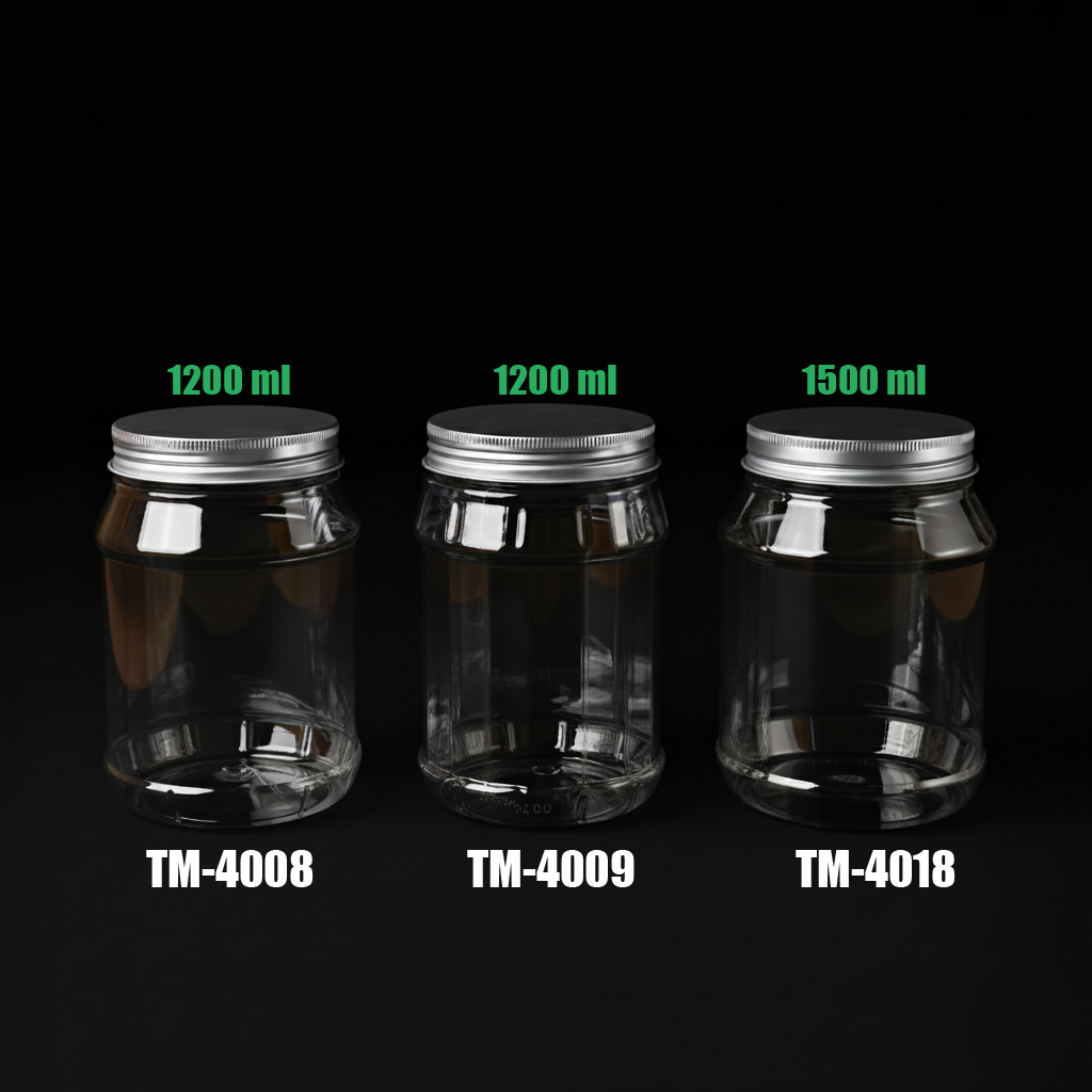 pet bottle 1200ml to 1500ml with silver metal lid