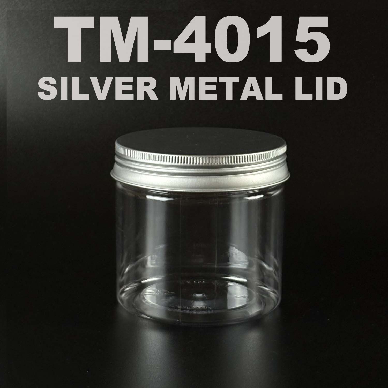 PET BOTTLE 500ml with silver cap lid