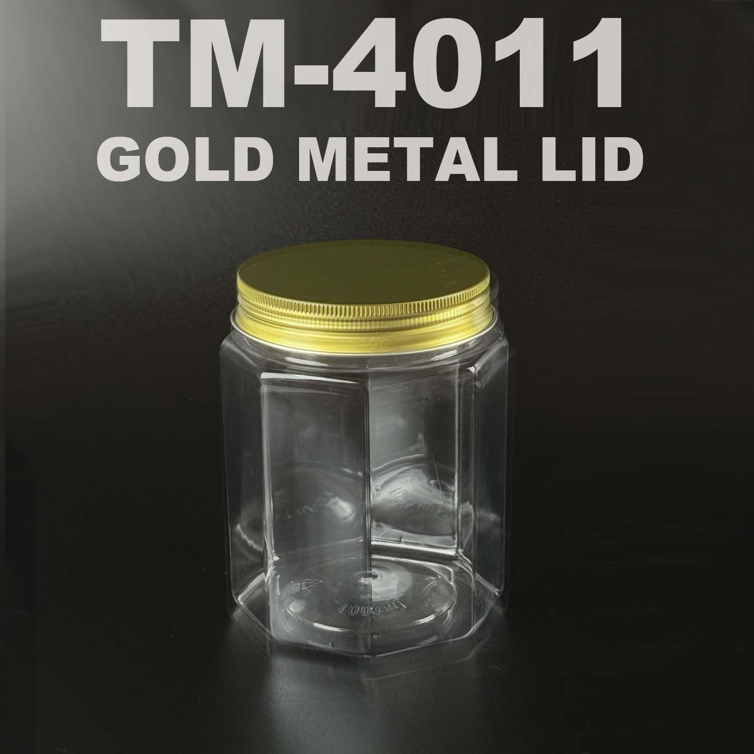 PET BOTTLE 1000ml with gold metal lid