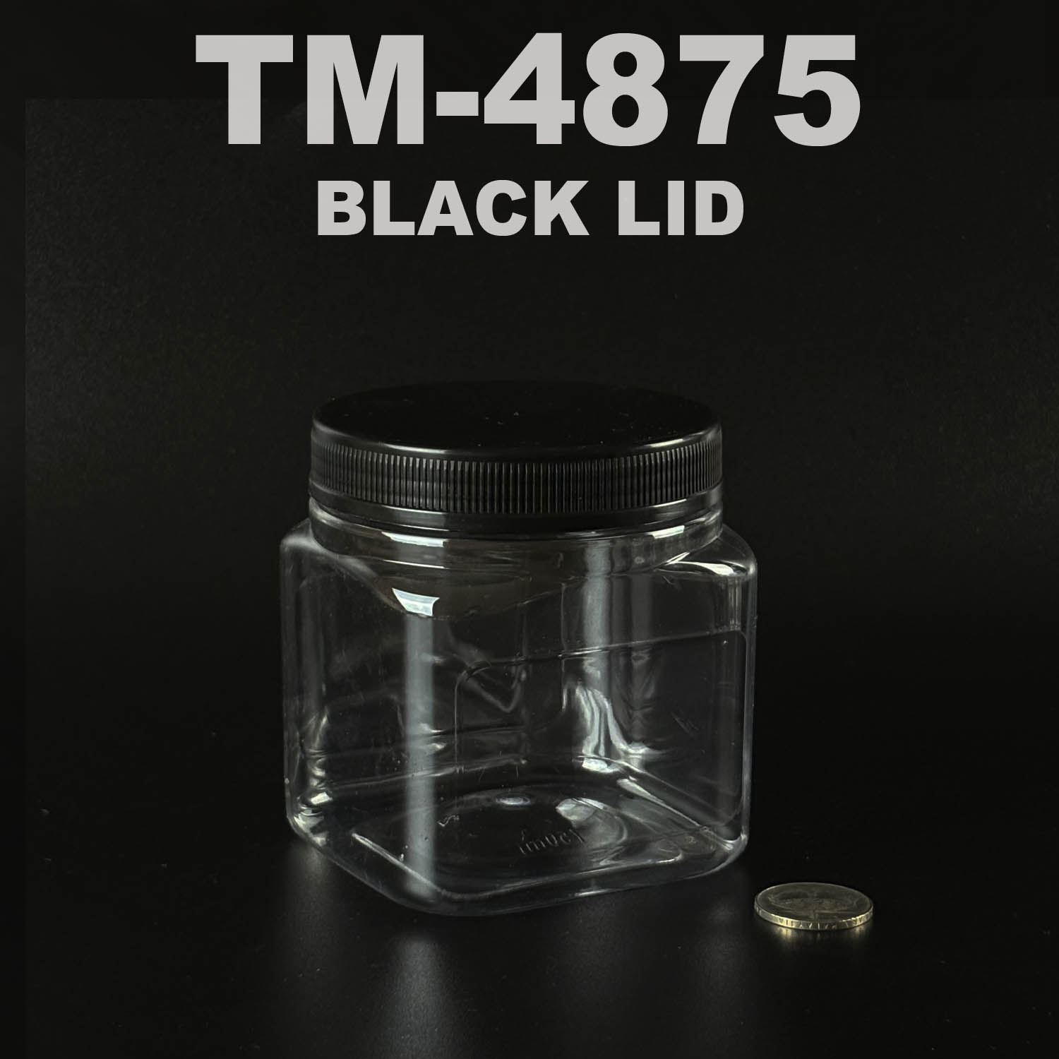 pet bottle 750ml with black lid