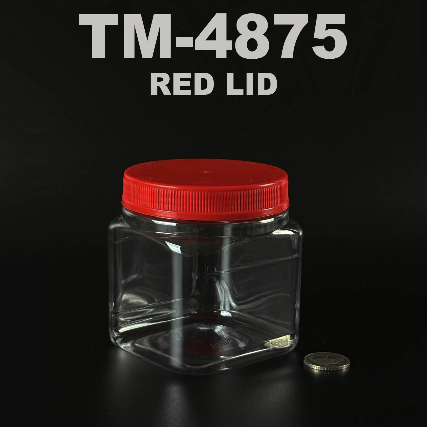 pet bottle 750ml with red lid