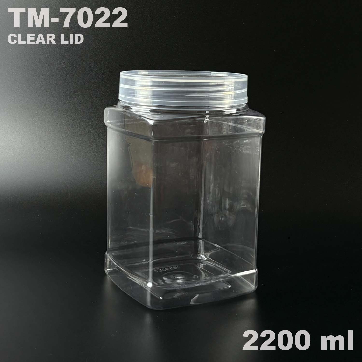 pet bottle 2200 ml with clear lid