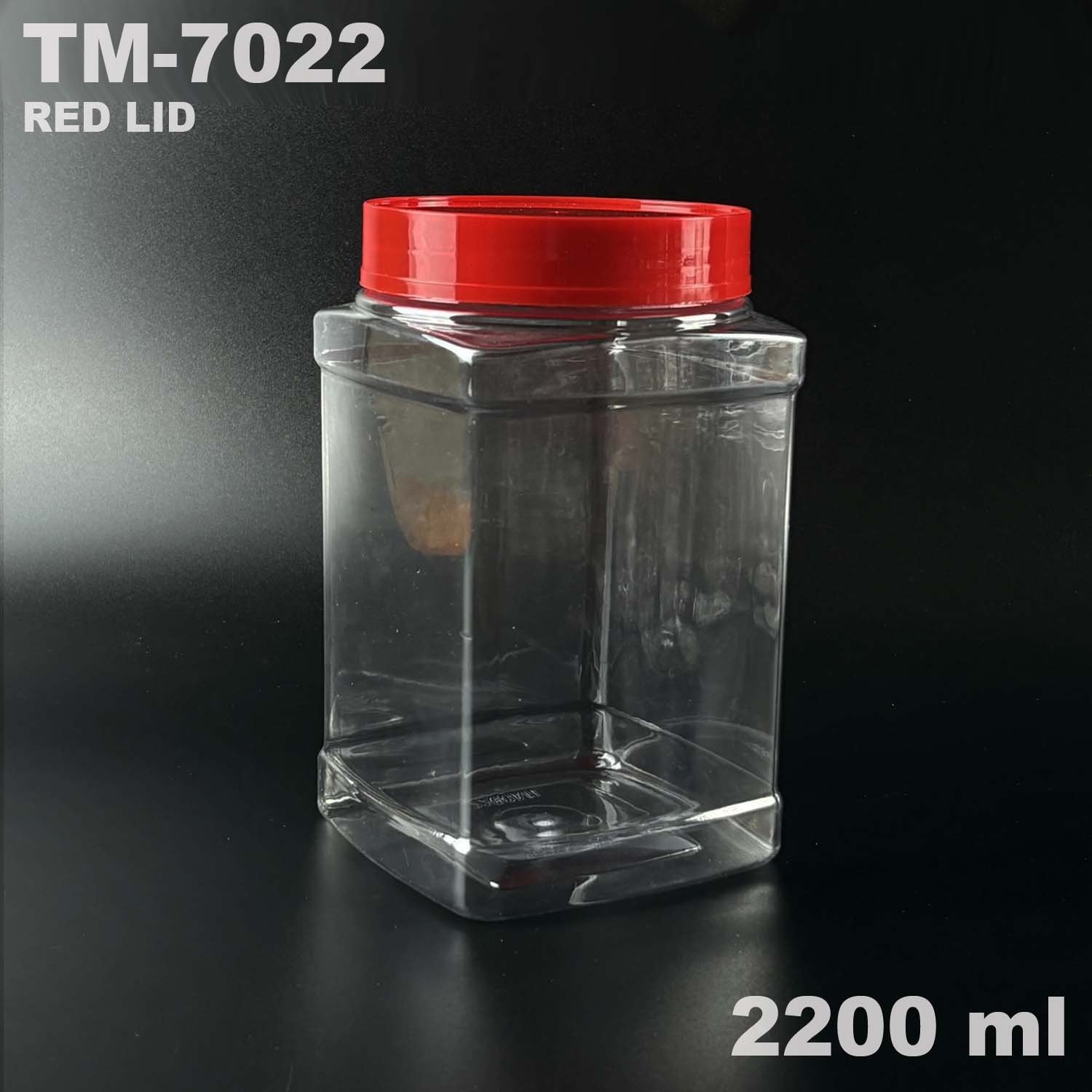 pet bottle 2200 ml with red lid