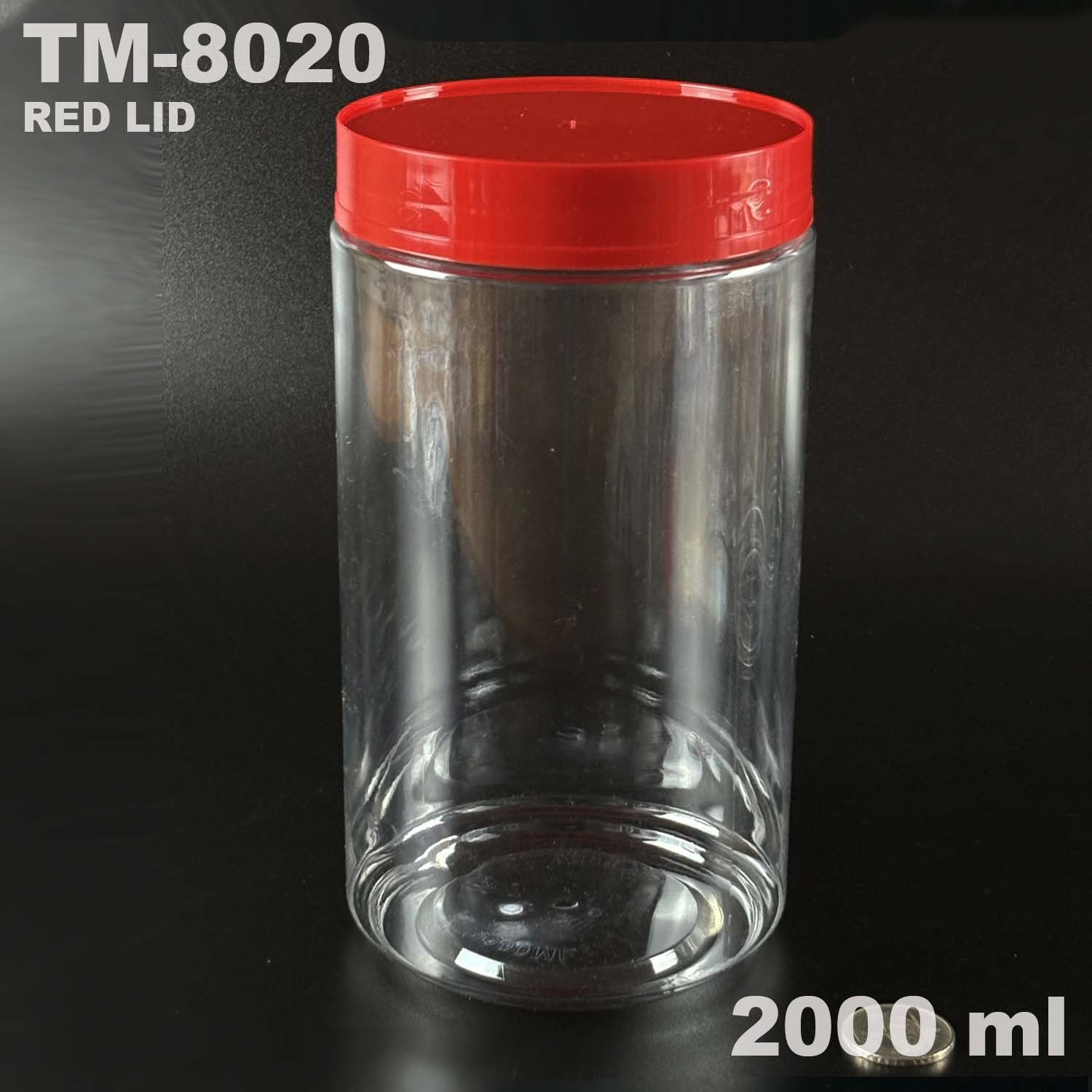 pet bottle 2000 ml with lid for snack packing