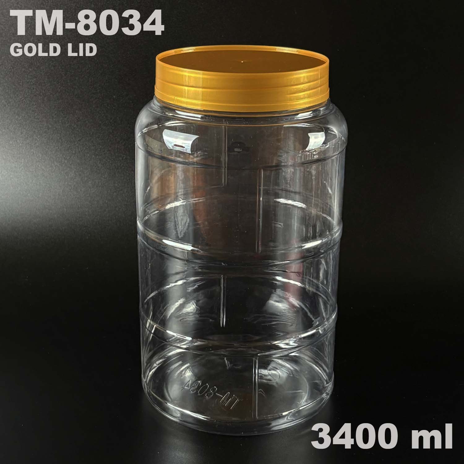 pet bottle 3400 ml with lid for muruku deepavali packing