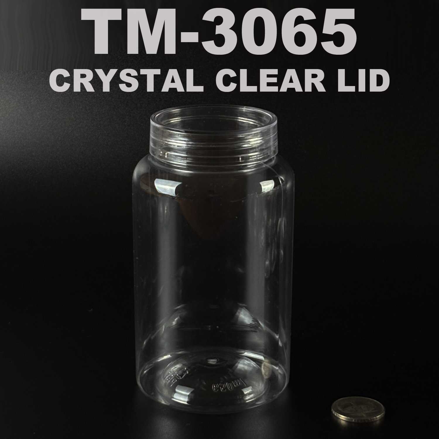 pet bottle 650ml with crystal clear lid
