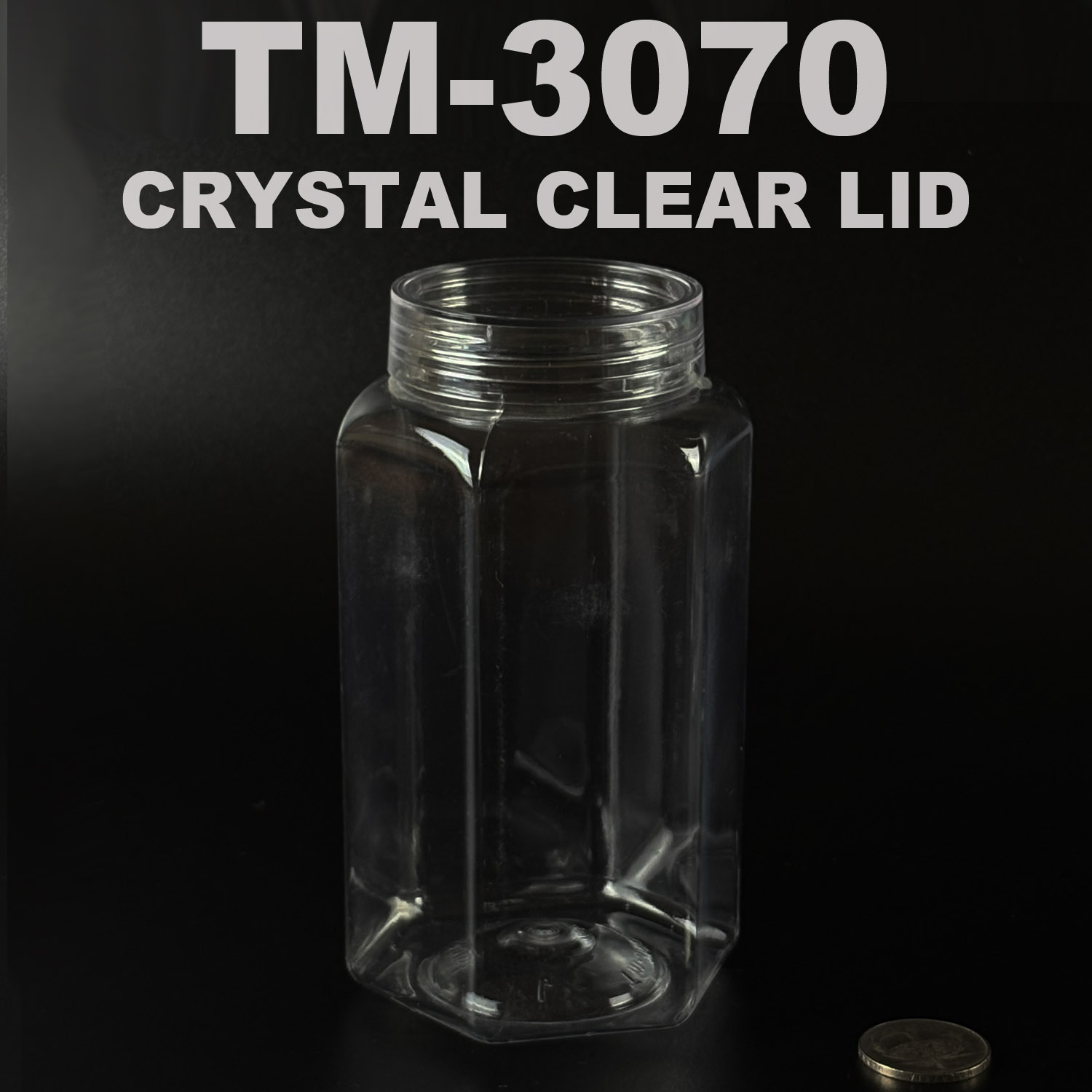 pet bottle 700ml with crystal clear lid