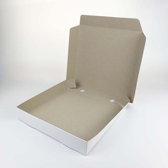 Brown pizza box