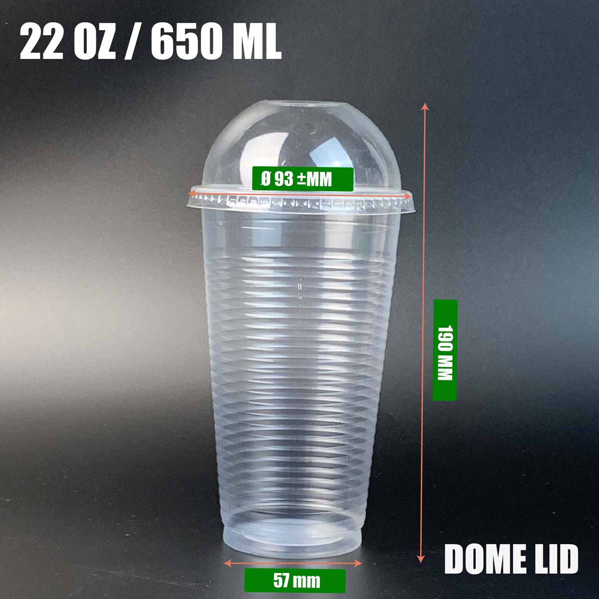 22oz pp take away cup