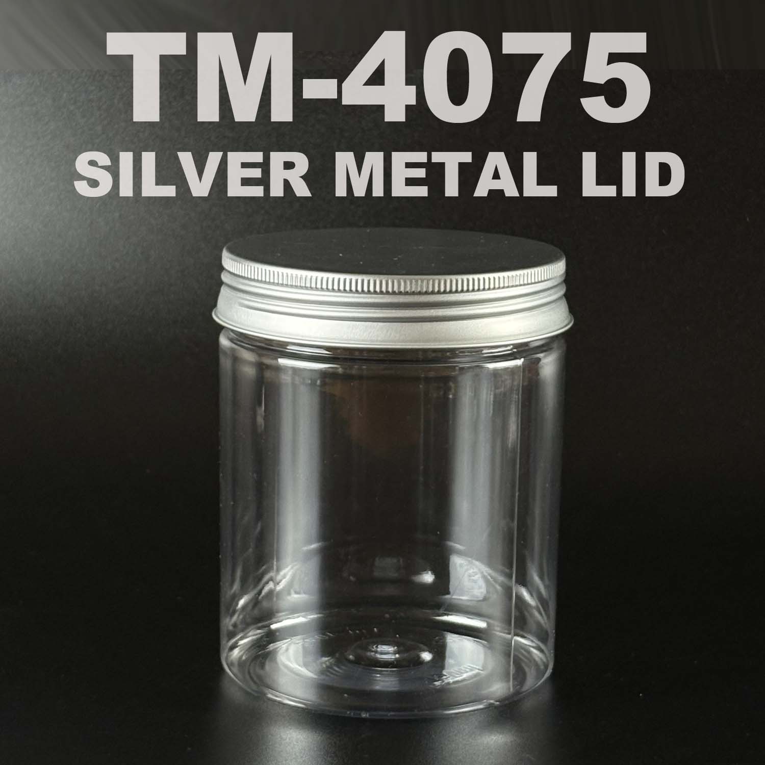 pet bottle 750ml with SILVER METAL lid